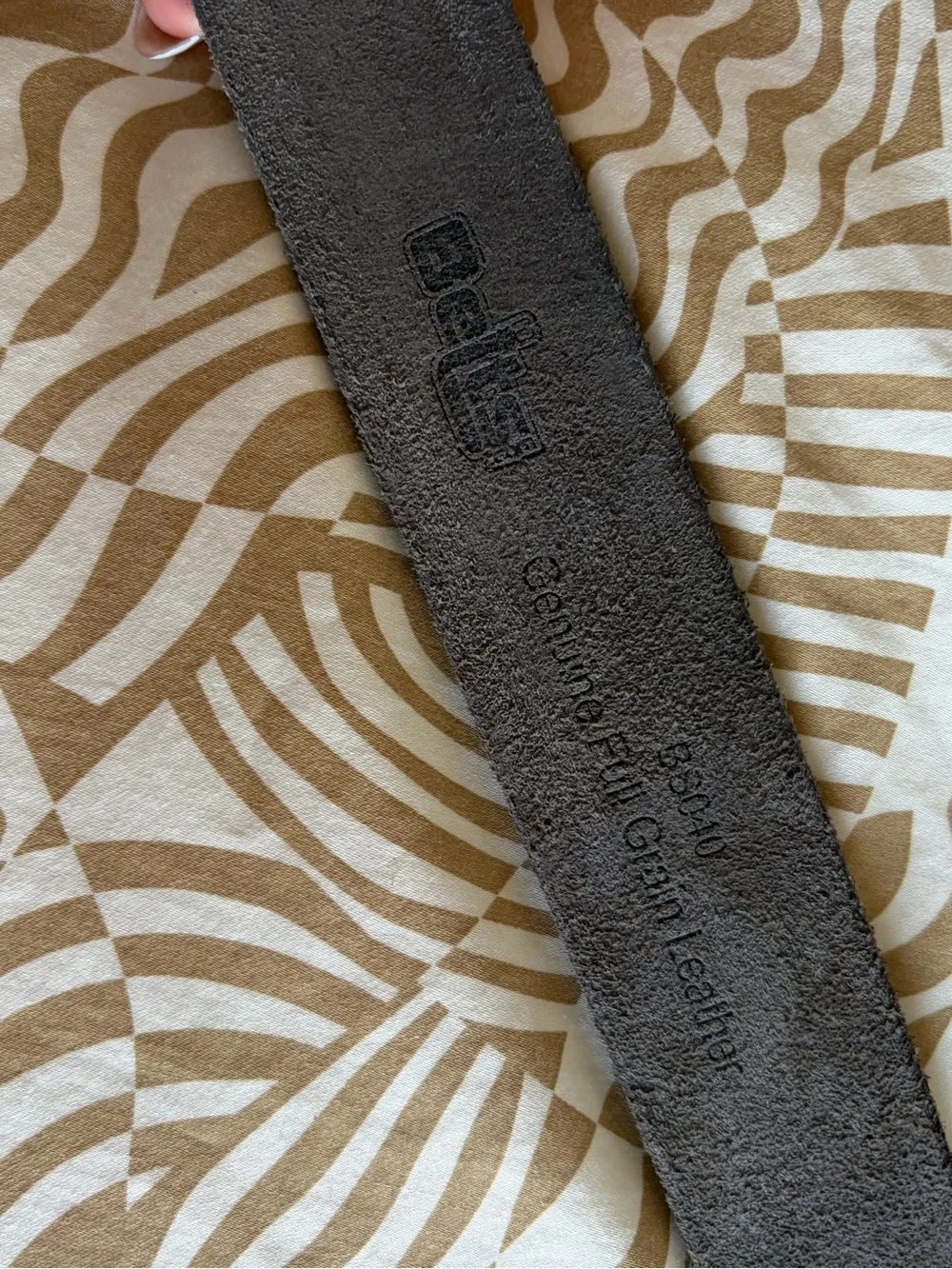 Vintage Western Silver Buckle Belt